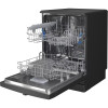Indesit Freestanding Full Size Dishwasher with Push & Go (H85 x W60 x D59cm) - Black