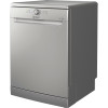Indesit Freestanding Full Size Dishwasher with Push & Go (H85 x W60 x D59cm) - Silver