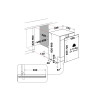 Hotpoint Integrated Full Size Dishwasher with Rapid Wash (H82 x W59.8 x D55.5cm) - Silver