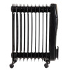 Russell Hobbs Portable Oil Filled Radiator 11 Fin (H62.5 x W24 x D40.5cm) - Black