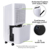 electriQ Essential Dehumidifier 12 Litre (H52 x W29 x D20cm)