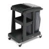 Numatic VersaCare Eco-Matic Trolley with Single Waste Bin, Shelf Storage and Top Storage Tray