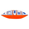 Furn Frieze Outdoor Cushion 30 x 50cm - Coral/Blue