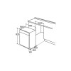 Matrix Integrated Washing Machine 8kg (H82.5 x W59.5 x D54.5cm) - White