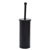 Black Stainless Steel Enclosed Toilet Brush Set