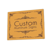 Custom Aluminium Wall Sign Pall 60 x 40cm