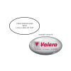 Magnetic Oval Name Badge 8 x 4cm