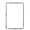 Silver Portrait Stanchion A4 Display Frame