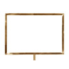Gold Landscape Stanchion A4 Display Frame