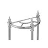 Silver Half Circle Umbrella Stand 60 x 21 x 43cm