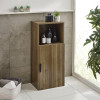 Hampshire Walnut Effect Bathroom Storage Cabinet (H90 x W40 x D30cm)