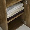 Hampshire Walnut Effect Bathroom Storage Cabinet (H90 x W40 x D30cm)