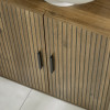 Hampshire Walnut Effect Under Sink Bathroom Storage Unit (H60 x W60 x D30cm)