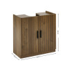 Hampshire Walnut Effect Under Sink Bathroom Storage Unit (H60 x W60 x D30cm)