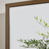 Hampshire Walnut Effect Mirrored Bathroom Wall Cabinet (H60 x W60 x D18cm)