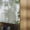 Hampshire Walnut Effect Mirrored Bathroom Wall Cabinet (H60 x W60 x D18cm)