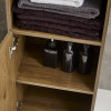 Hampshire Walnut Effect Tall Bathroom Storage Cabinet (H178.5 x W40 x D30cm)