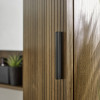 Hampshire Walnut Effect Tall Bathroom Storage Cabinet (H178.5 x W40 x D30cm)