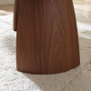 Julius Walnut Effect Oval Dining Table (H76 x W180 x D90cm)