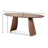 Julius Walnut Effect Oval Dining Table (H76 x W180 x D90cm)