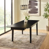 Knoxley Black Oak Rectangular Extending Dining Table (H74 x W251 x D90cm)