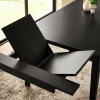 Knoxley Black Oak Rectangular Extending Dining Table (H74 x W251 x D90cm)