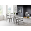 Kobe Lunar Grey Rectangular Dining Table (D72 x W112 x H74cm)