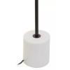Revive Black Metal and Marble Base Table Lamp (H55.5 x W22 x D15cm)