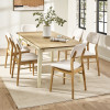 Larissa Natural Oak Effect Extending Dining Table (H74 x W251 x D90cm)