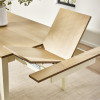 Larissa Natural Oak Effect Extending Dining Table (H74 x W251 x D90cm)