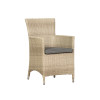 Lisbon Natural Rattan 4 Seater Round Set