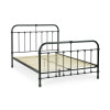 Logan Black Satin Finish HFE Metal Bed - Double (D200.5 x W145 x H120cm)