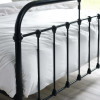 Logan Black Satin Finish HFE Metal Bed - Double (D200.5 x W145 x H120cm)
