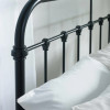 Logan Black Satin Finish HFE Metal Bed - Double (D200.5 x W145 x H120cm)