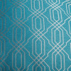 Luxury Deco Shard Piped Square Cushion 44 x 44cm - Tarragon
