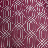 Luxury Deco Shard Piped Square Cushion 44 x 44cm - Cobalt