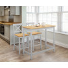 Marlow Grey and Oak Bar Set (D48 x W108 x H91)