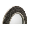 Adagio Pewter Finish Round Wall Mirror  (D4 x W80 x H80)