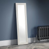 Allegro White Finish Dress Mirror  (D38 x W x H128)