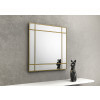 Fortissimo Gold Finish Square Mirror (D2 x W80 x H80)