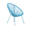 Monaco Blue Rope 2 Seater Bistro Set