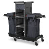 Numatic VersaCare NuKeeper Single Trolley with Two Shelf and Twin Bag Storage