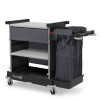 Numatic VersaCare NuKeeper Low Level Twin Trolley with Two Shelf and Single Bag Storage