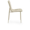 Set of 4 Nora Cream Chenille Upholstered Dining Chair  (H85 x W44 x D59cm)