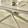 Osaka Stone Effect Rectangular Extending 6 to 8 Seater Dining Table (H76 x W240 x D90cm)