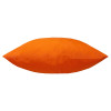 Plain Orange Polyester Filled Outdoor Cushion (43 x 43cm)