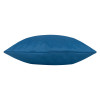 Plain Blue Polyester Filled Outdoor Cushion (43 x 43cm)