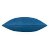 Plain Blue Polyester Filled Outdoor Cushion (55 x 55cm)