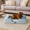 Snug Orthopaedic Pet Bed - Blue - Extra Large (D81 x W107 x H16.5cm)