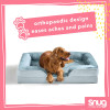 Snug Orthopaedic Pet Bed - Blue - Extra Large (D81 x W107 x H16.5cm)